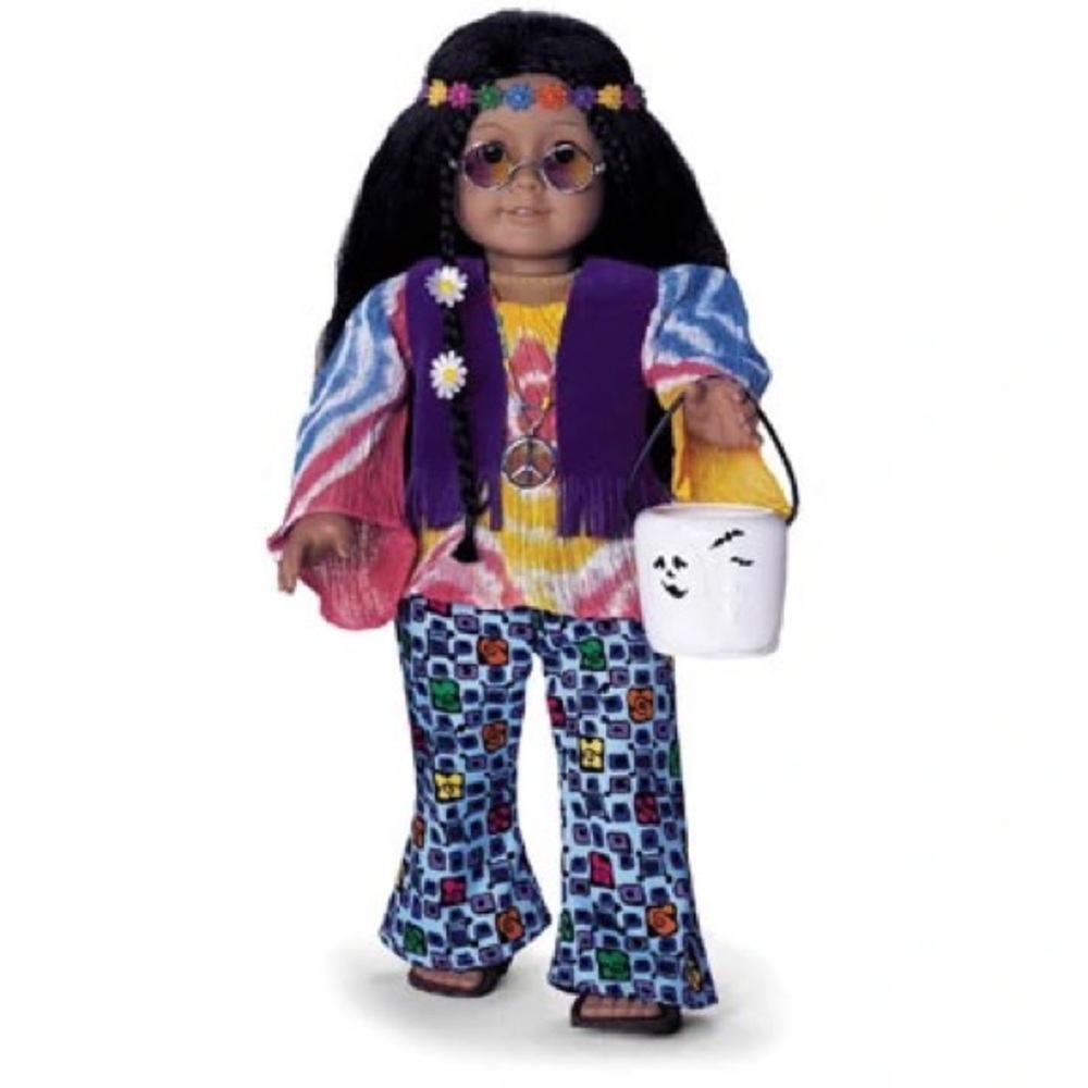 Vintage American Girl Hippie Halloween Costume Pleasant Company - Retired